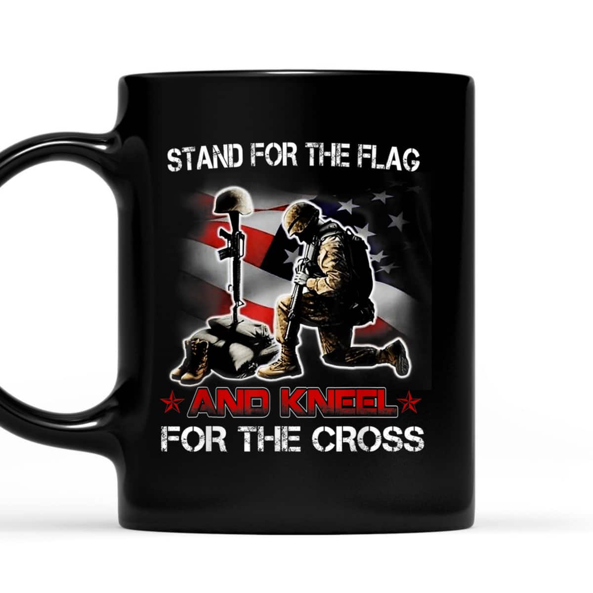 I Stand For The Flag I Kneel At The Cross T-Shirt Veterans Day Independence Day Gift I Stand For The Flag I Kneel At The Cross T-Shirt Veterans Day Independence Day Gift