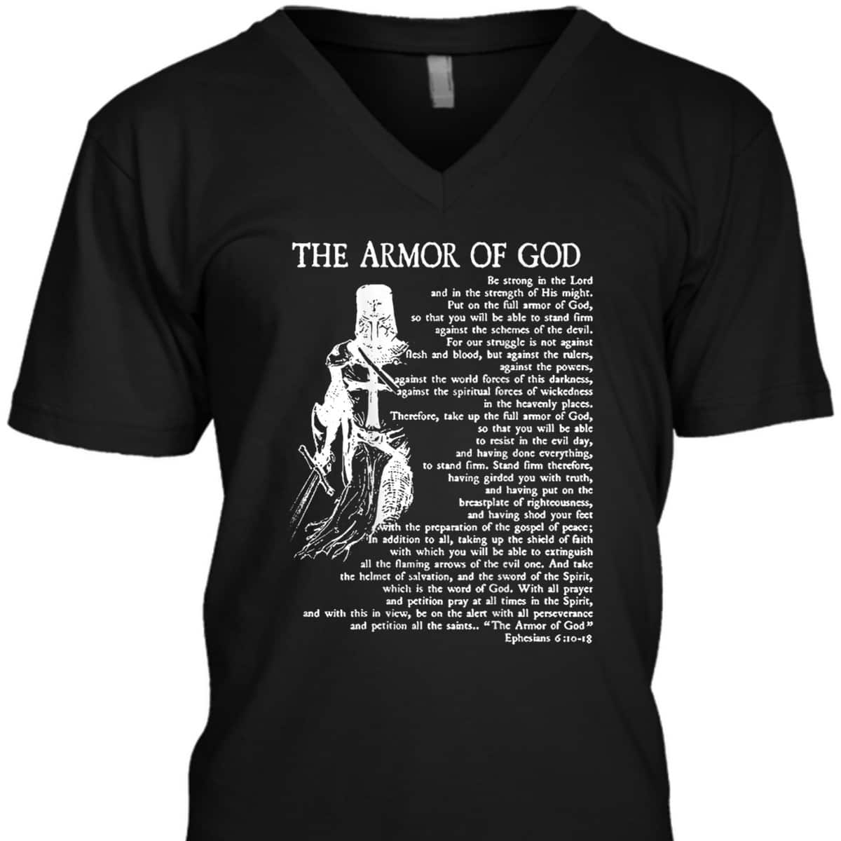 Ephesians 6:10-18 Armor Of God T-Shirt Christian Bible Verse Religious Gift Ephesians 6:10-18 Armor Of God T-Shirt Christian Bible Verse Religious Gift
