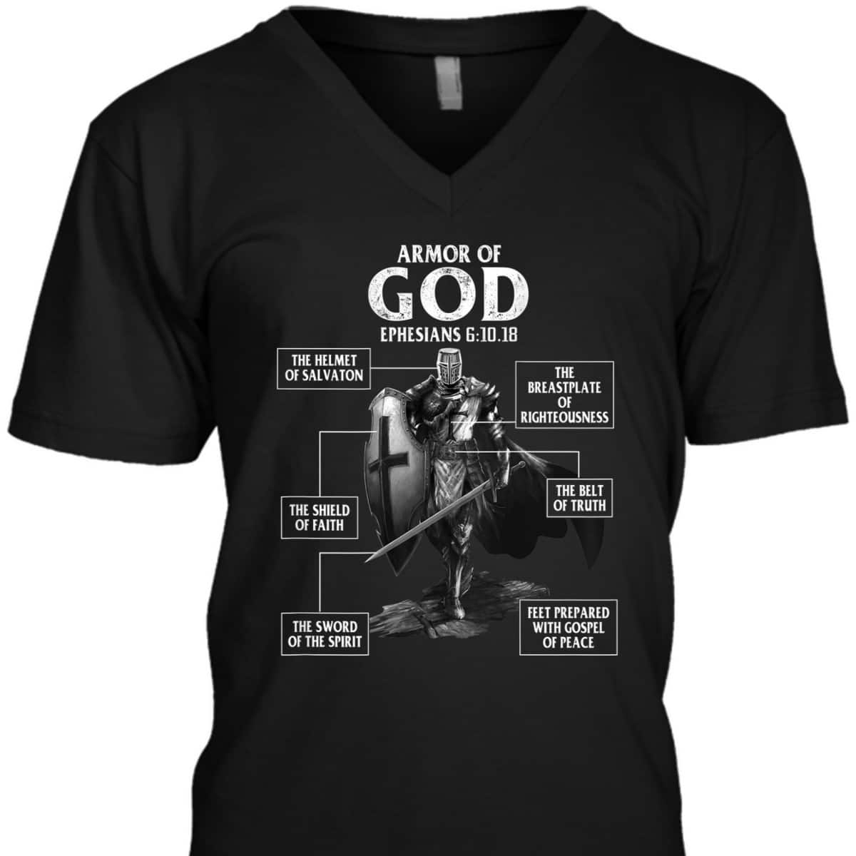 Armor Of God Ephesians 6:10.18 Bible Verse T-Shirt Christian Religious Gift Armor Of God Ephesians 6:10.18 Bible Verse T-Shirt Christian Religious Gift