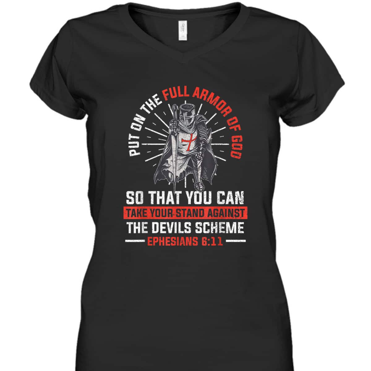 Put On The Full Armor Of God T-Shirt Religion Christian Worshiper Put On The Full Armor Of God T-Shirt Religion Christian Worshiper