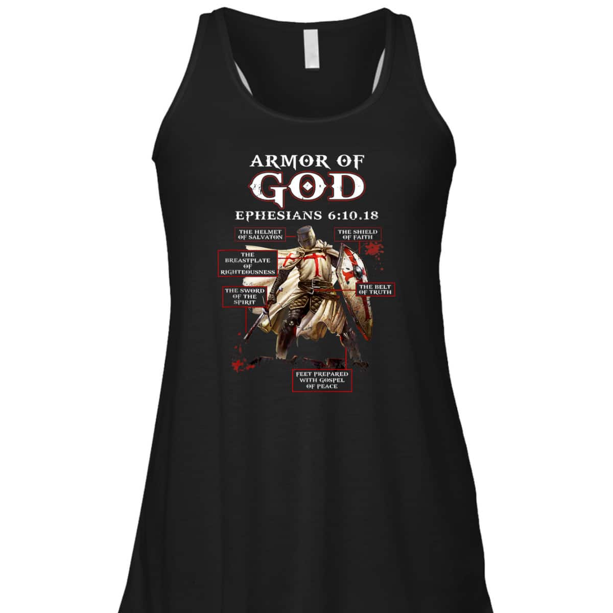 Armor Of God Knight Templar Ephesians 6:10.18 T-Shirt Christian Bible Verse Religious Gift Armor Of God Knight Templar Ephesians 6:10.18 T-Shirt Christian Bible Verse Religious Gift