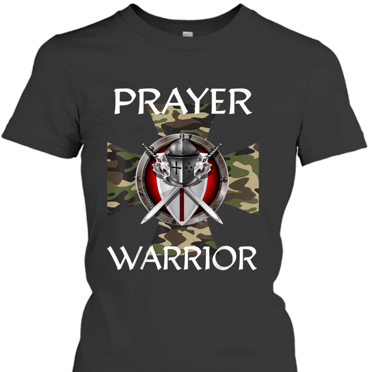 Armor Of God T-Shirt Christian Prayer Warrior Green Camo Christian Cross Religious Gift Armor Of God T-Shirt Christian Prayer Warrior Green Camo Christian Cross Religious Gift