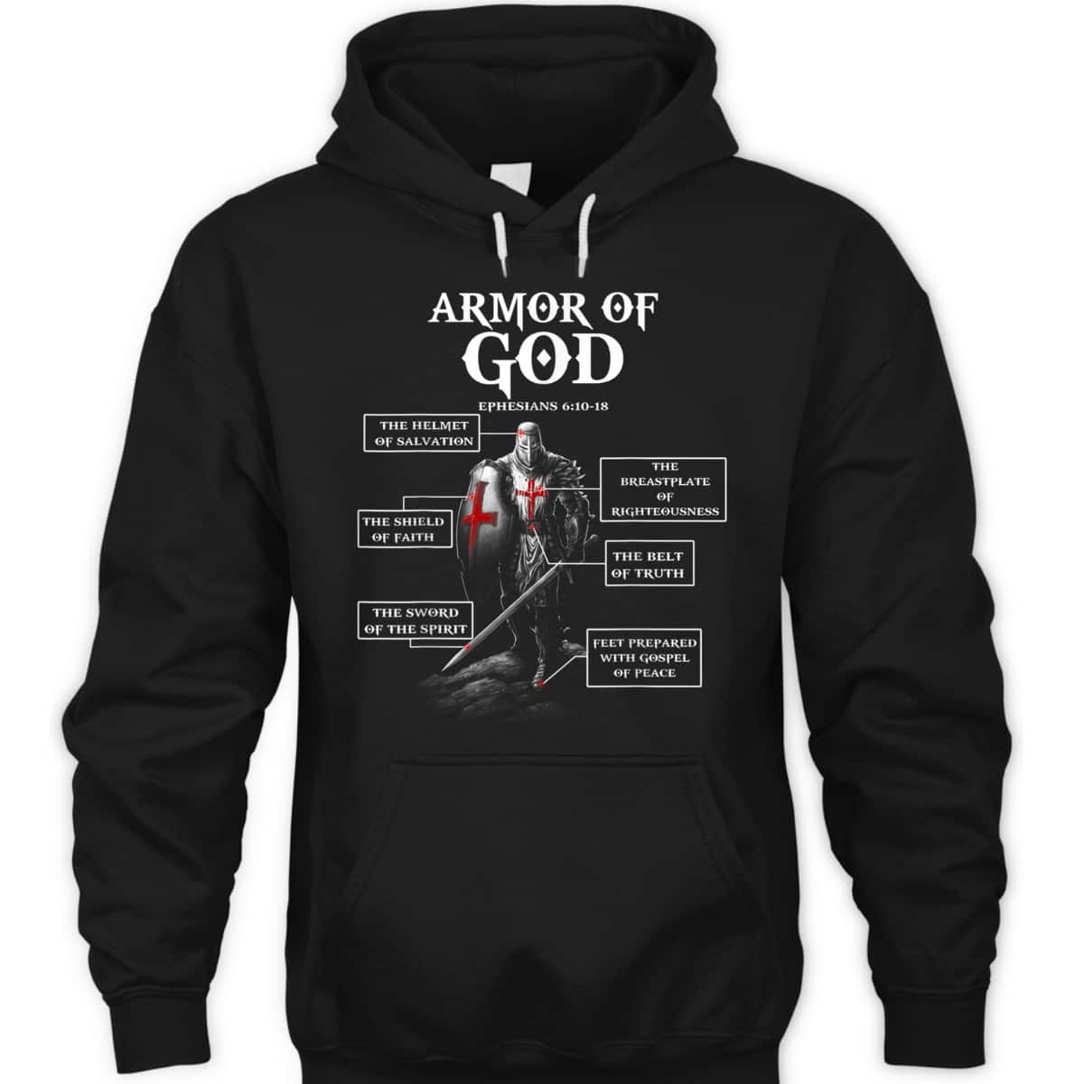 Armor Of God Ephesians 6:10-18 T-Shirt Bible Verse Gift For Religious Christians Armor Of God Ephesians 6:10-18 T-Shirt Bible Verse Gift For Religious Christians