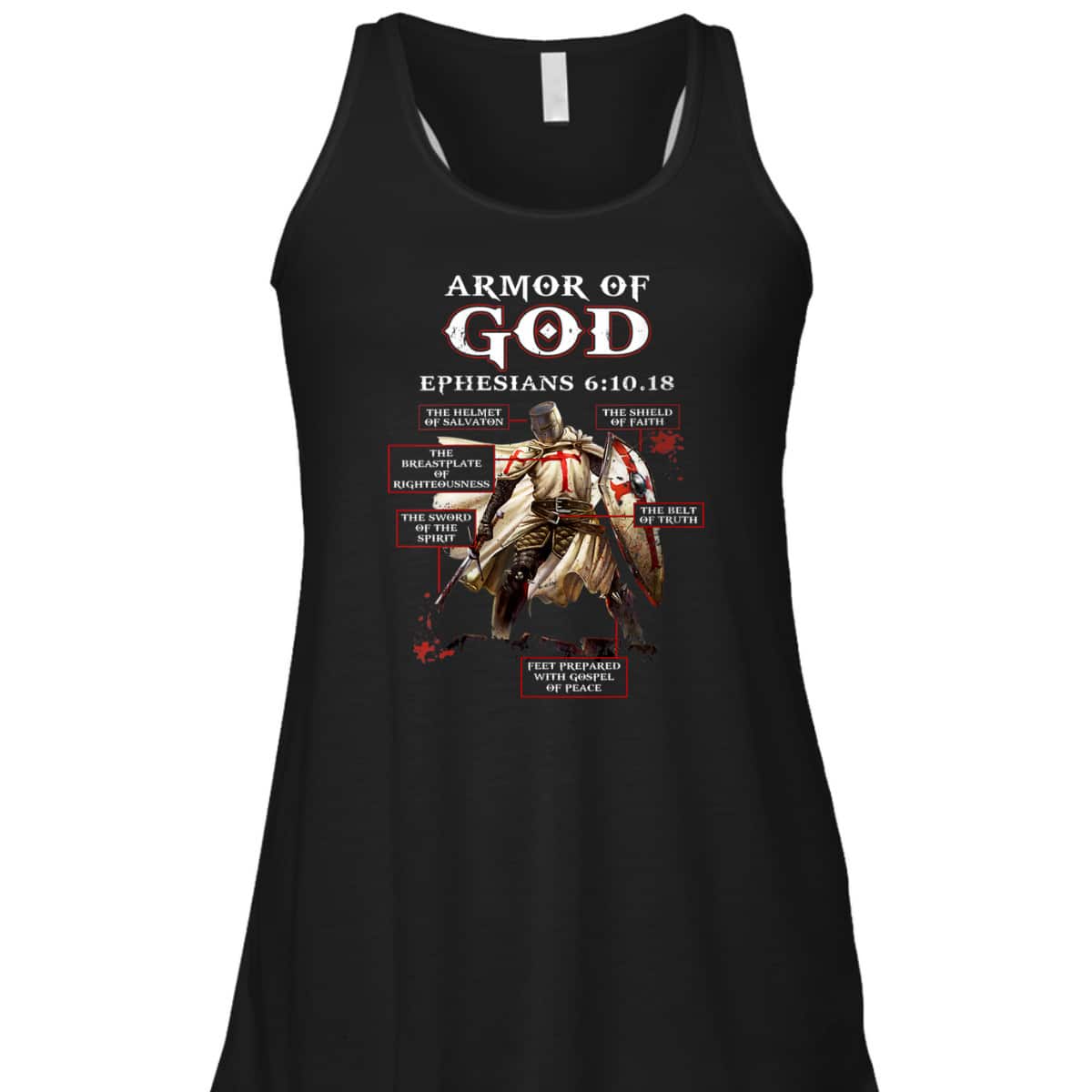 Armor Of God Knight Templar T-Shirt Ephesians 6:10.18 Religious Gift For Any Christian Armor Of God Knight Templar T-Shirt Ephesians 6:10.18 Religious Gift For Any Christian