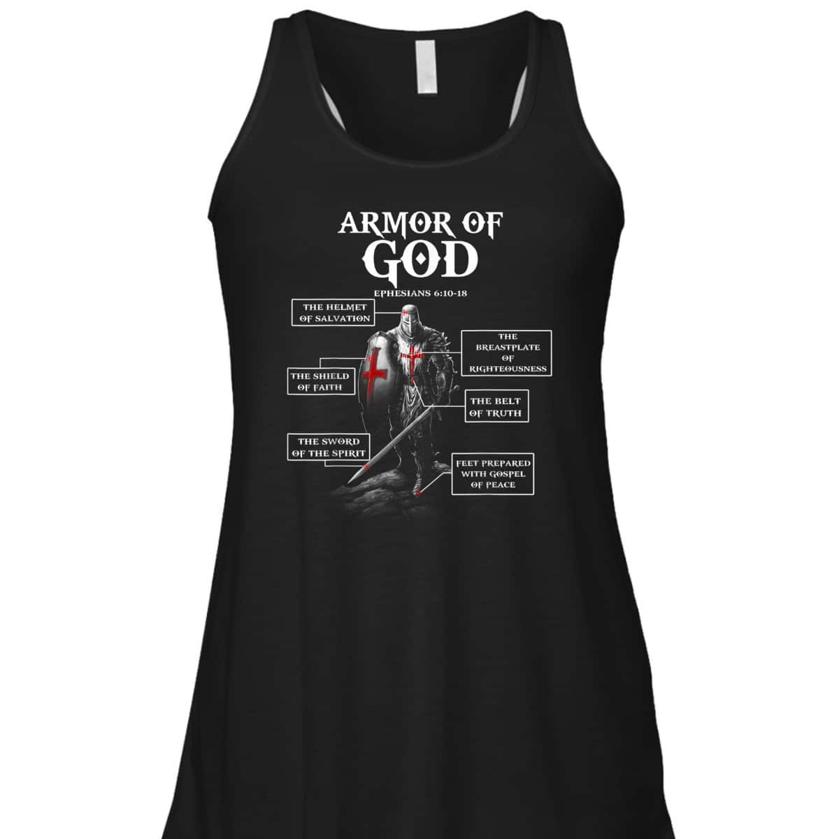 Armor Of God Ephesians 6:10-18 T-Shirt Bible Verse Gift For Religious Christians Armor Of God Ephesians 6:10-18 T-Shirt Bible Verse Gift For Religious Christians