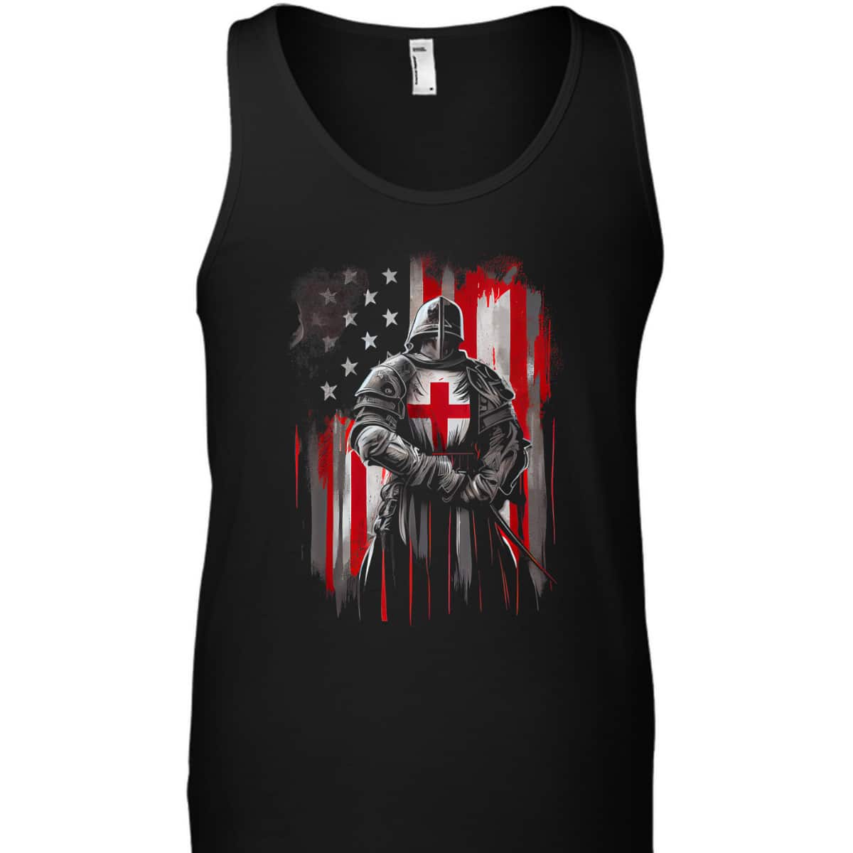 Armor Of God T-Shirt US Flag Knight Templar Independence Day Patriot Christians Gift Armor Of God T-Shirt US Flag Knight Templar Independence Day Patriot Christians Gift