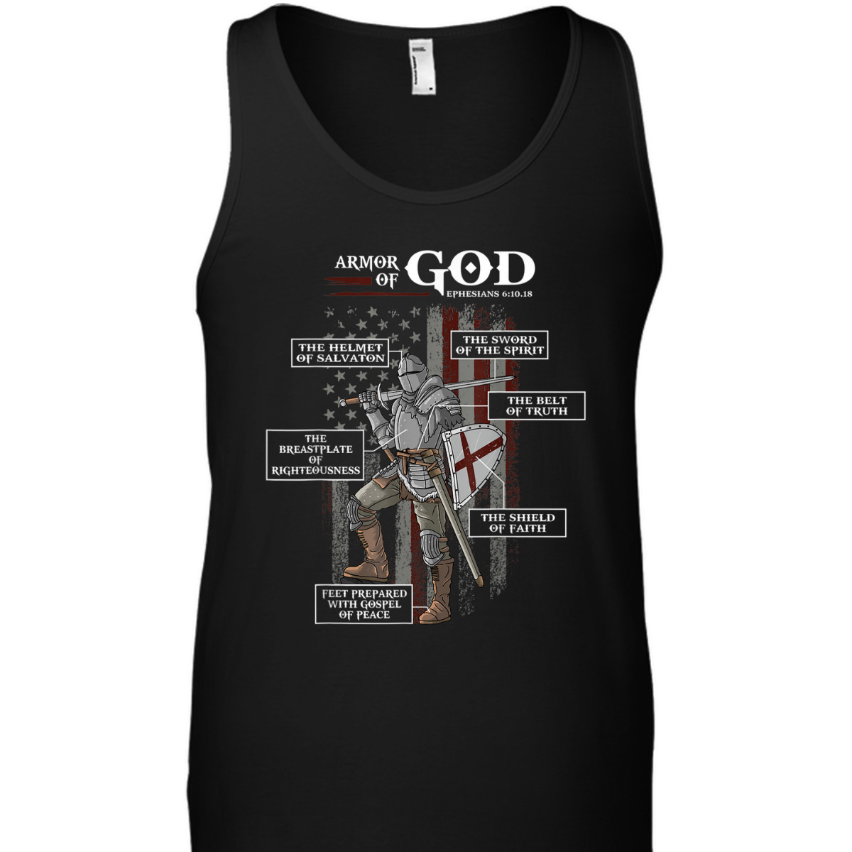 US American Flag Armor Of God T-Shirt Ephesians 6:10.18 Christian Bible Verse Gift US American Flag Armor Of God T-Shirt Ephesians 6:10.18 Christian Bible Verse Gift