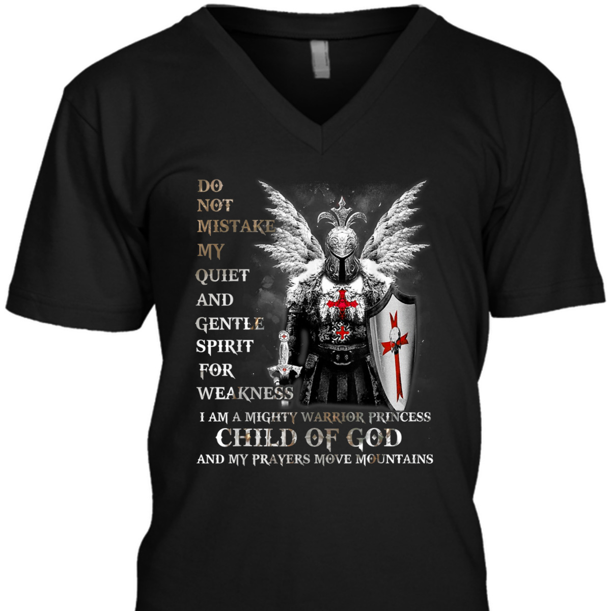Knight Templar Armor Of God T-Shirt I Am A Child Of God A Warrior Of Christ Knight Templar Armor Of God T-Shirt I Am A Child Of God A Warrior Of Christ