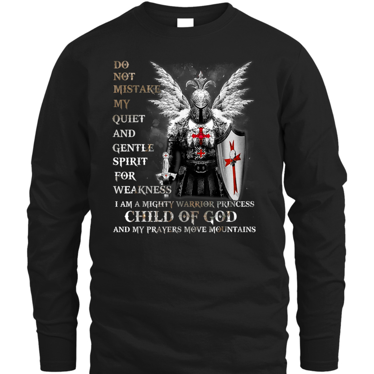 Knight Templar Armor Of God T-Shirt I Am A Child Of God A Warrior Of Christ Knight Templar Armor Of God T-Shirt I Am A Child Of God A Warrior Of Christ