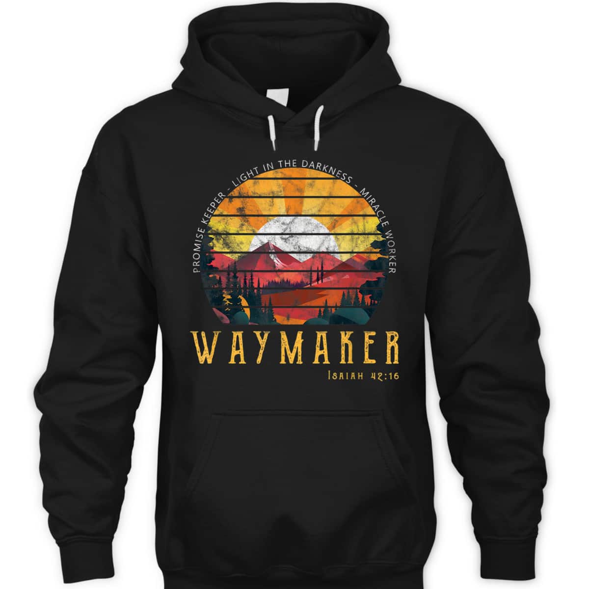 Retro Vintage Waymaker T-Shirt Promise Keeper Miracle Worker Christian Retro Vintage Waymaker T-Shirt Promise Keeper Miracle Worker Christian