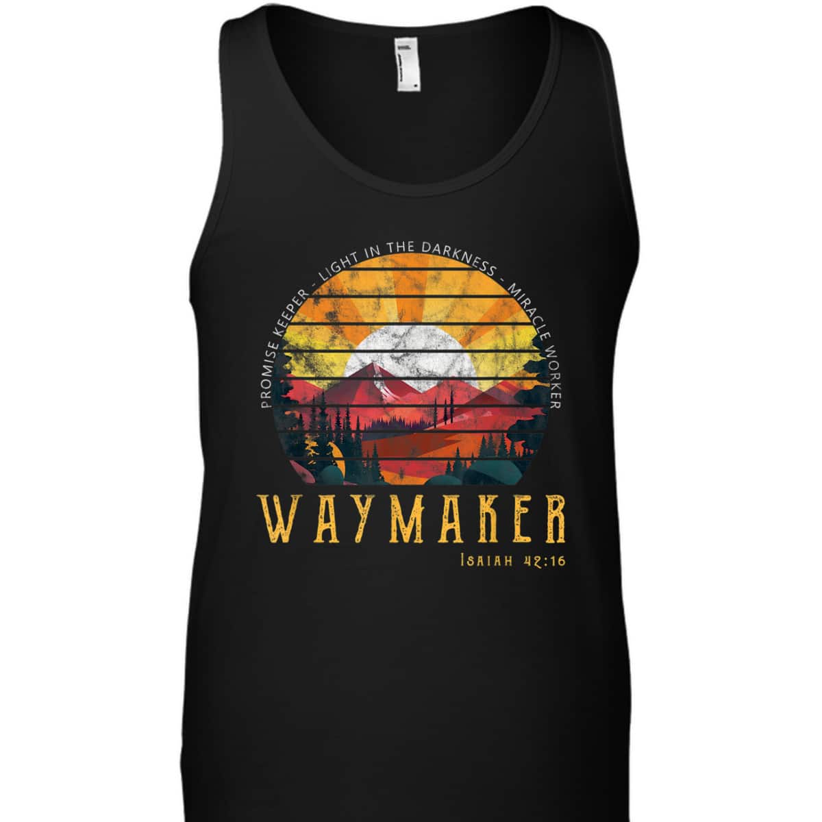 Retro Vintage Waymaker T-Shirt Promise Keeper Miracle Worker Christian Retro Vintage Waymaker T-Shirt Promise Keeper Miracle Worker Christian