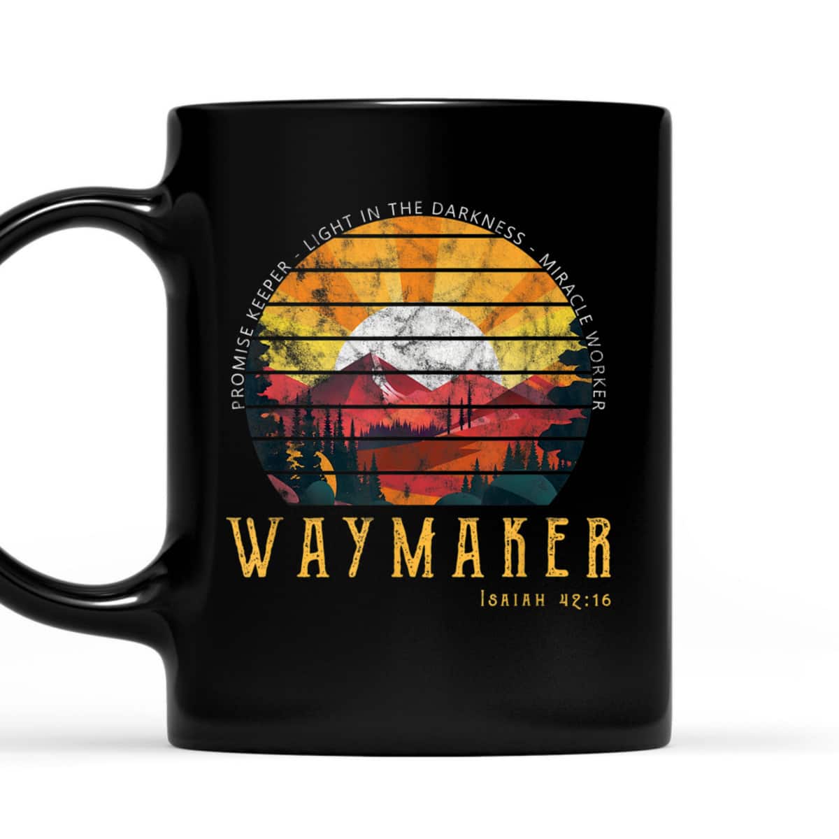 Retro Vintage Waymaker T-Shirt Promise Keeper Miracle Worker Christian Retro Vintage Waymaker T-Shirt Promise Keeper Miracle Worker Christian