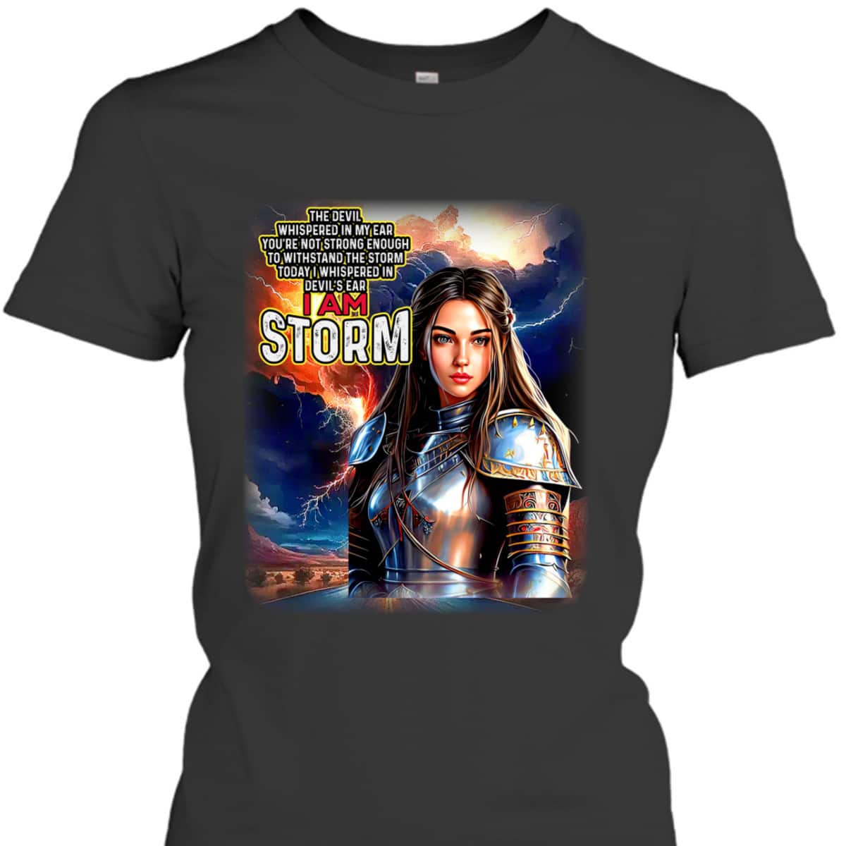 I Am The Storm Jesus Christ Armor Of God T-Shirt I Am The Storm Jesus Christ Armor Of God T-Shirt