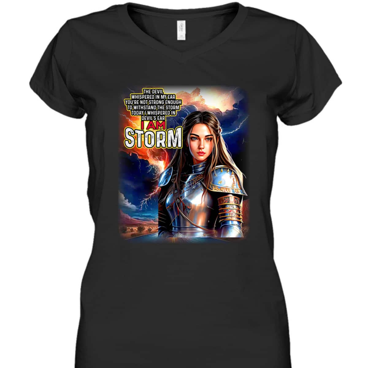 I Am The Storm Jesus Christ Armor Of God T-Shirt I Am The Storm Jesus Christ Armor Of God T-Shirt