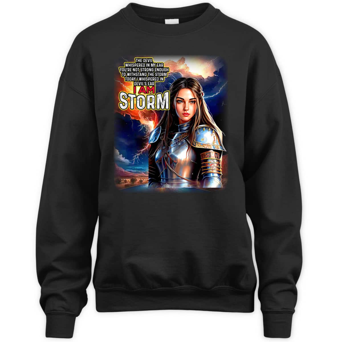 I Am The Storm Jesus Christ Armor Of God T-Shirt I Am The Storm Jesus Christ Armor Of God T-Shirt