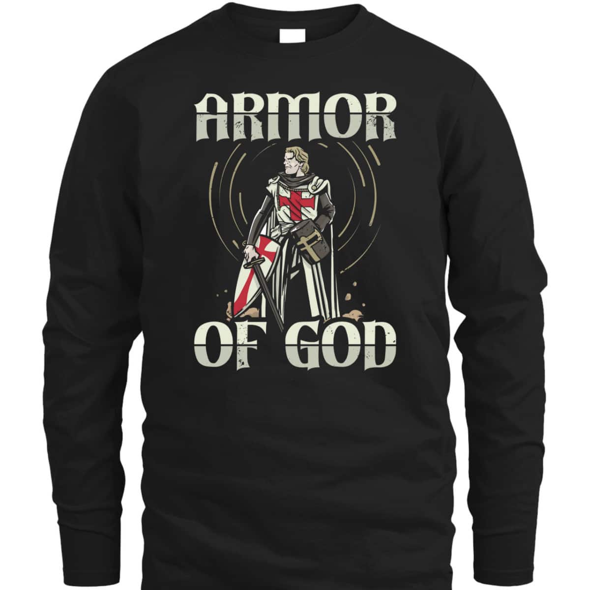 Armor Of God Templar Knight T-Shirt Christian Faith Jesus Christ Armor Of God Templar Knight T-Shirt Christian Faith Jesus Christ