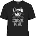 Bible Verse Ephesians 6:17 Armor Of God T-Shirt For Religious Christian Believers Bible Verse Ephesians 6:17 Armor Of God T-Shirt For Religious Christian Believers