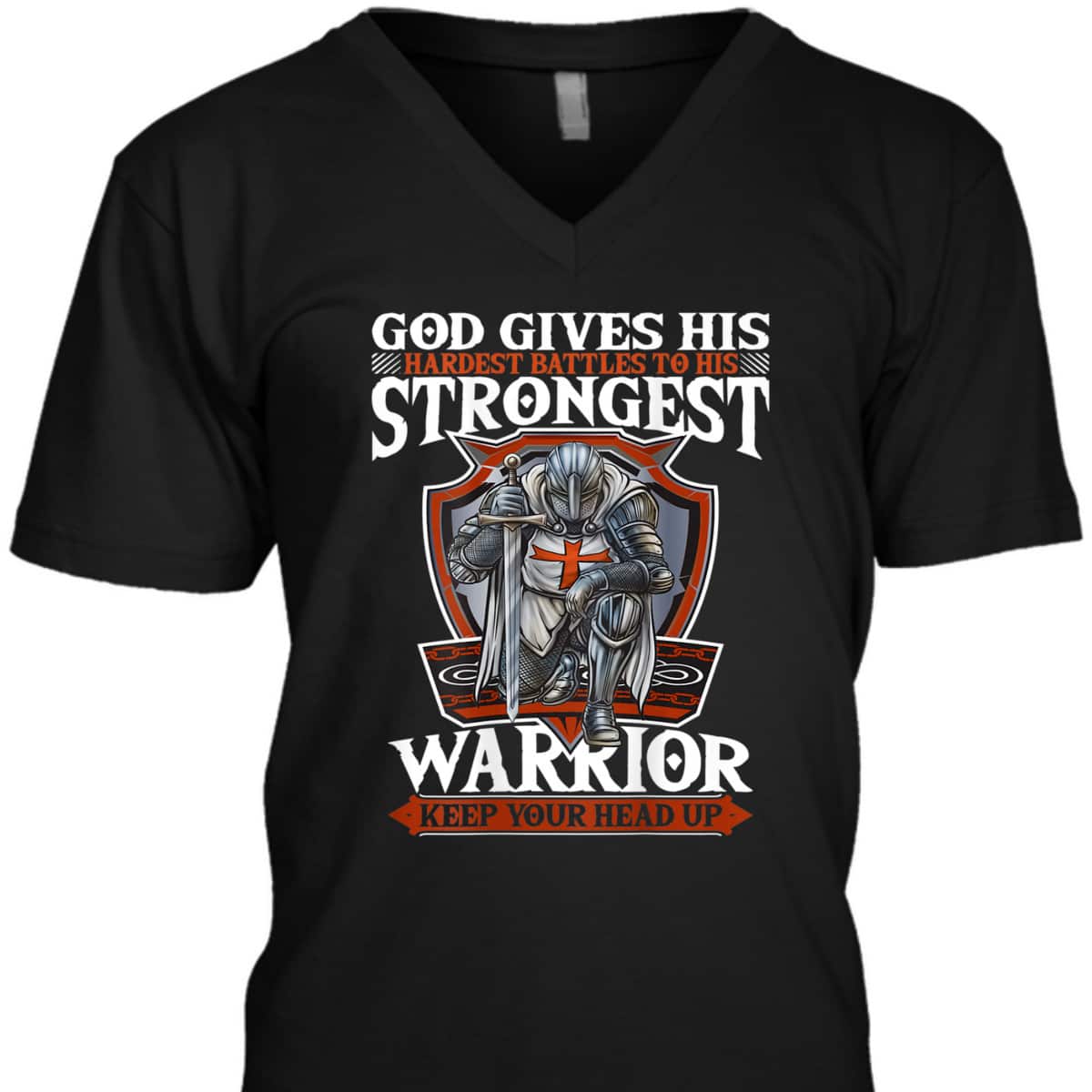 Armor Of God T-Shirt Medieval Crusader Knight Templar Warrior Keep Your Head Up Armor Of God T-Shirt Medieval Crusader Knight Templar Warrior Keep Your Head Up
