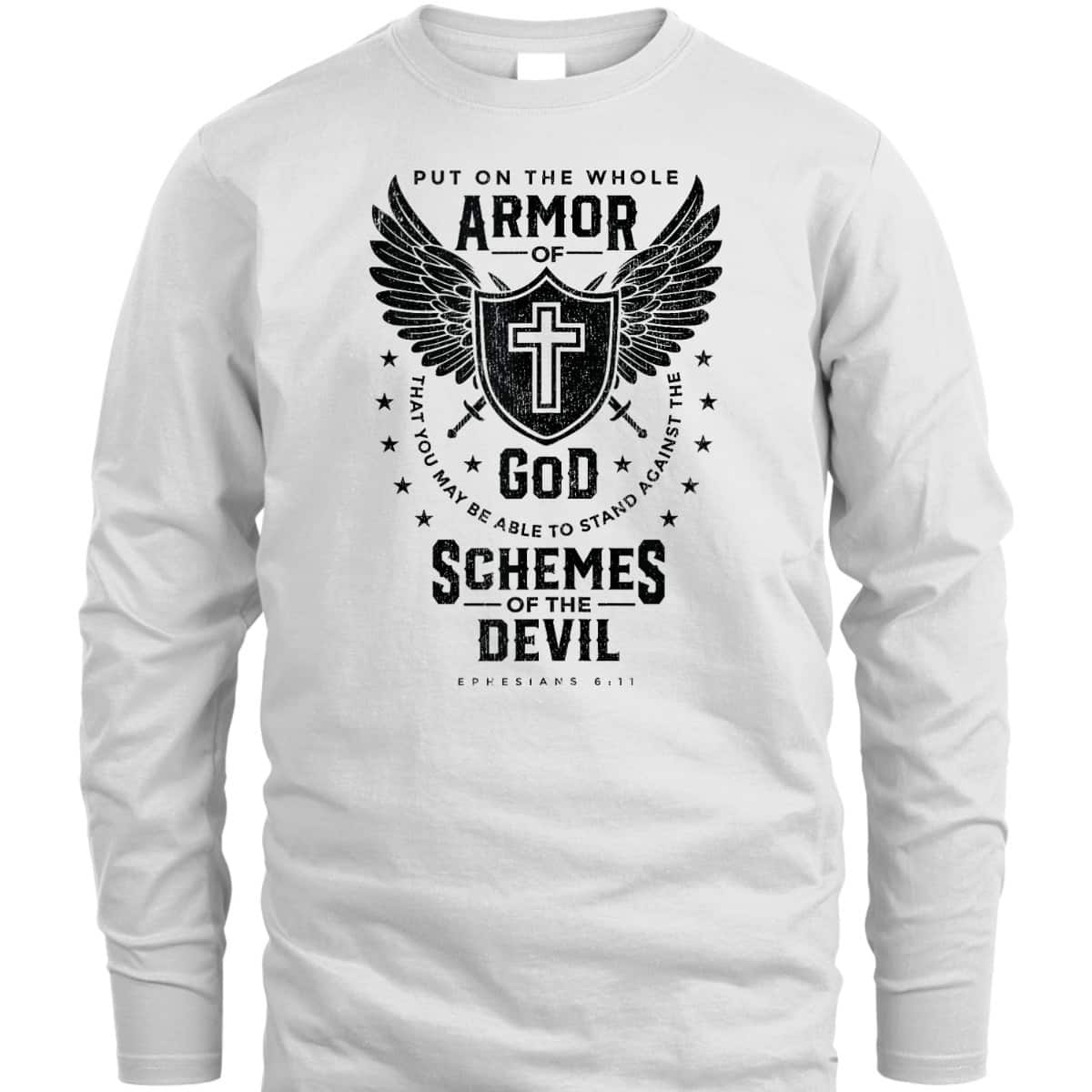Put On The Whole Armor Of God T-Shirt Bible Verse Religious Gift For Believers Put On The Whole Armor Of God T-Shirt Bible Verse Religious Gift For Believers