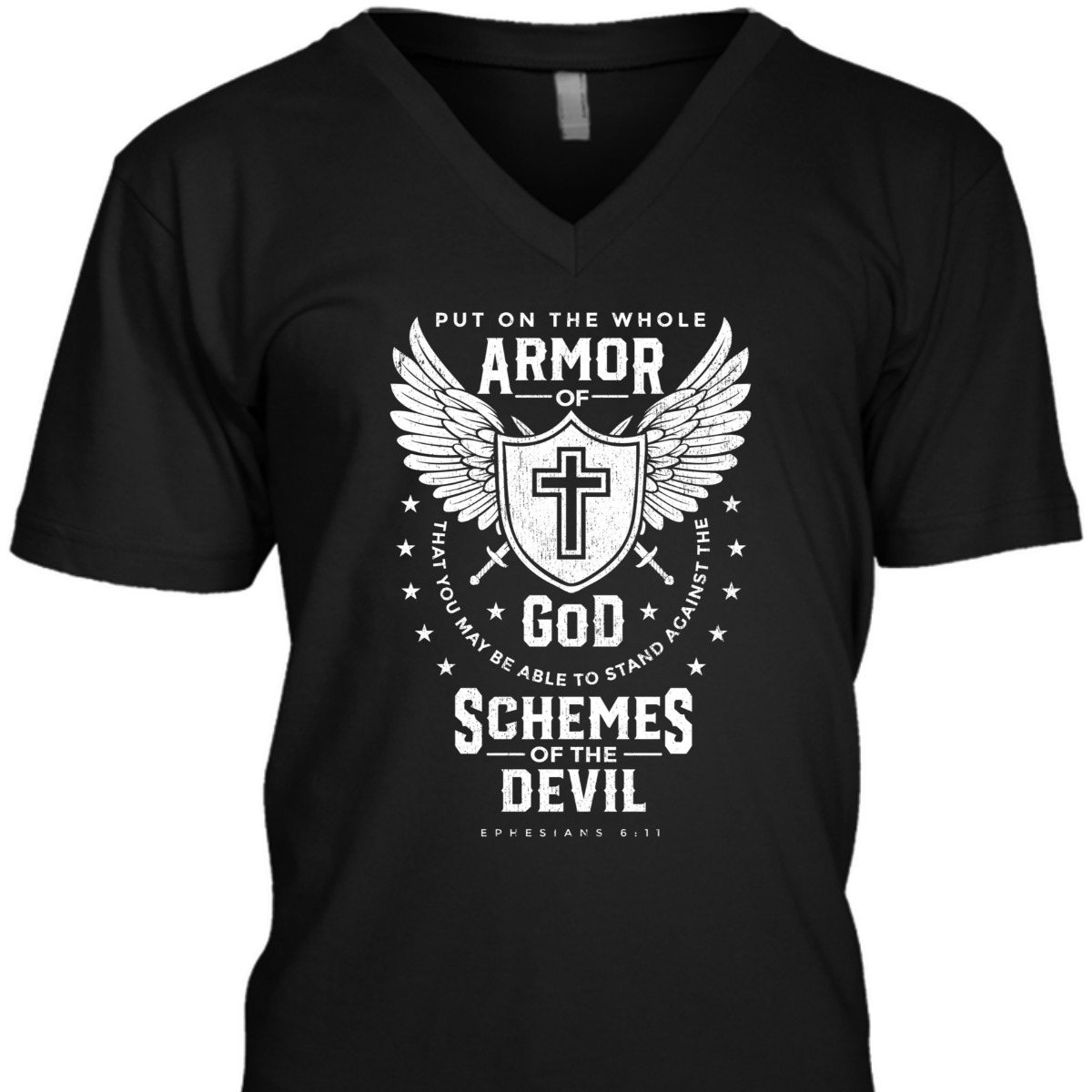Bible Verse T-Shirt Armor Of God Religious Christian Gift For Believers Bible Verse T-Shirt Armor Of God Religious Christian Gift For Believers