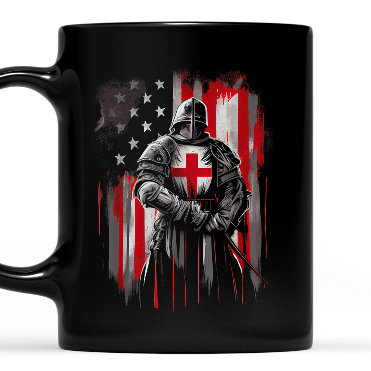 Armor Of God T-Shirt US Flag Knight Templar Independence Day Patriot Christians Gift Armor Of God T-Shirt US Flag Knight Templar Independence Day Patriot Christians Gift