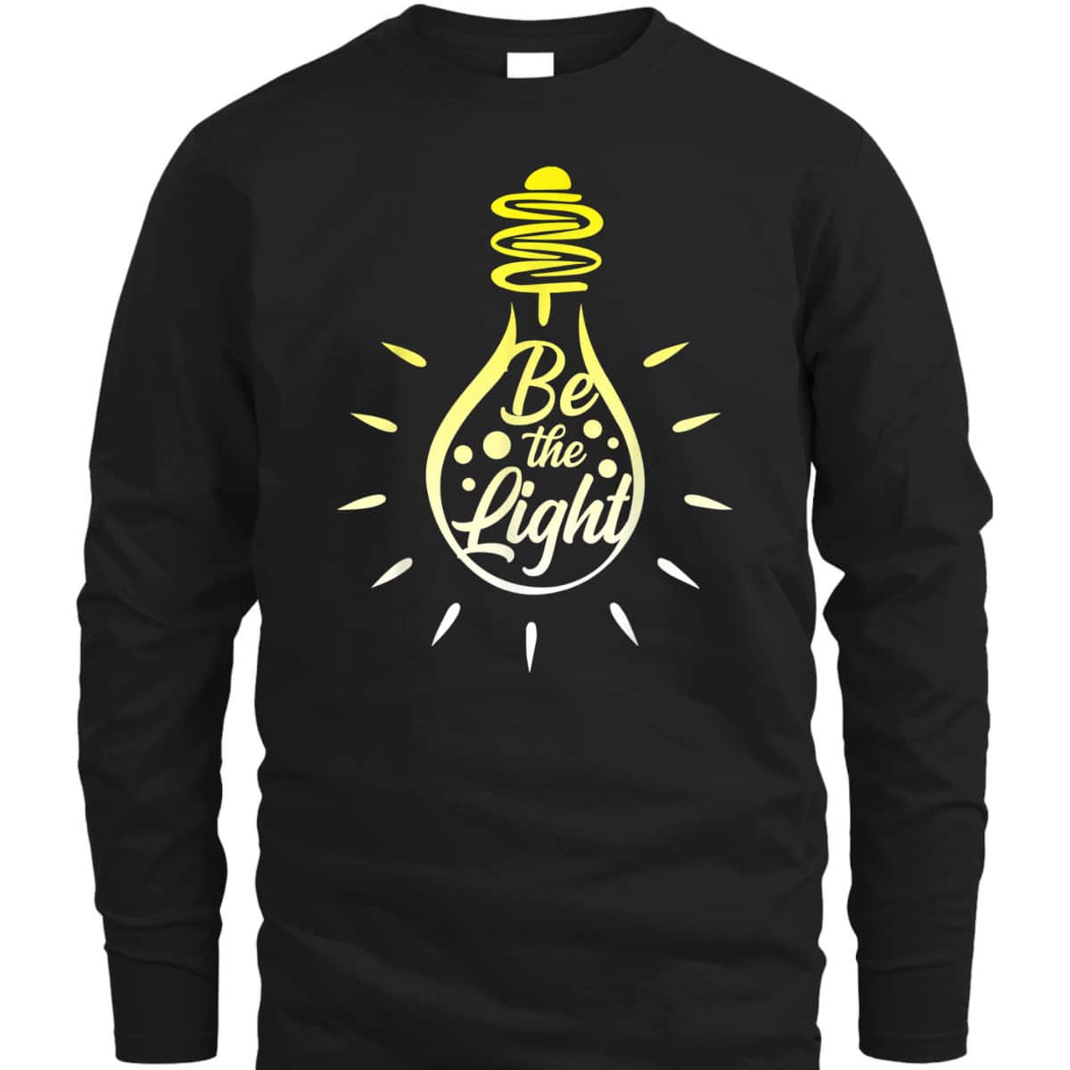 Be The Light T-Shirt Lightbulb Bible Verse Matthew 514 Gift Be The Light T-Shirt Lightbulb Bible Verse Matthew 514 Gift