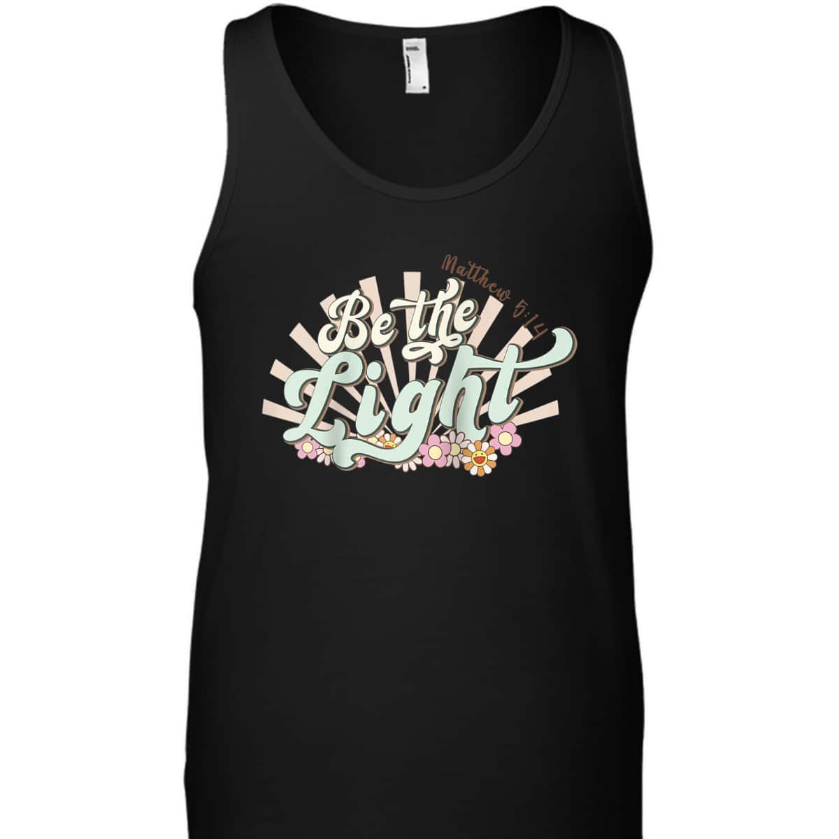 Be The Light Matthew 5:14 Bible Verse Jesus Groovy Christian T-Shirt Be The Light Matthew 5:14 Bible Verse Jesus Groovy Christian T-Shirt