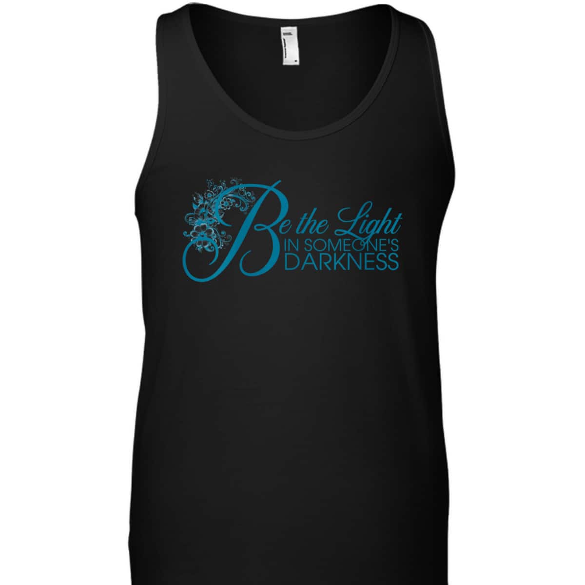 Be The Light T-Shirt In Someone's Darkness Christian Floral Religious Gift Be The Light T-Shirt In Someone's Darkness Christian Floral Religious Gift