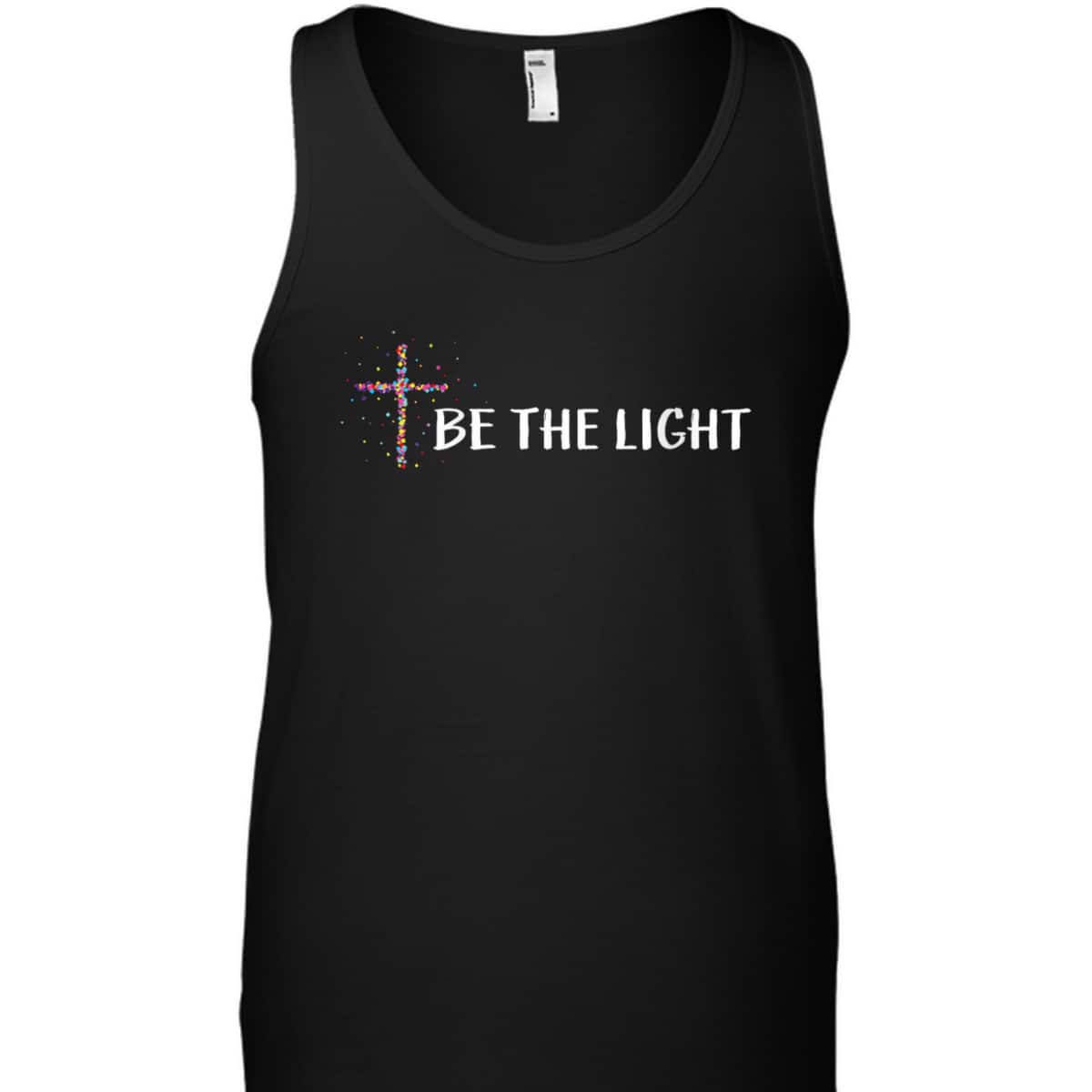 Bible Verse Be The Light T-Shirt With Christian Cross Bible Verse Be The Light T-Shirt With Christian Cross