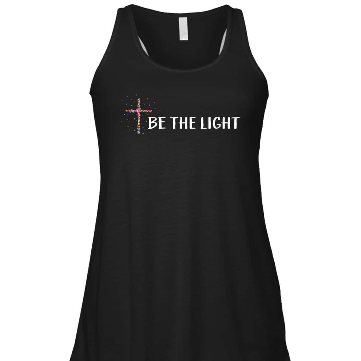 Bible Verse Be The Light T-Shirt With Christian Cross Bible Verse Be The Light T-Shirt With Christian Cross