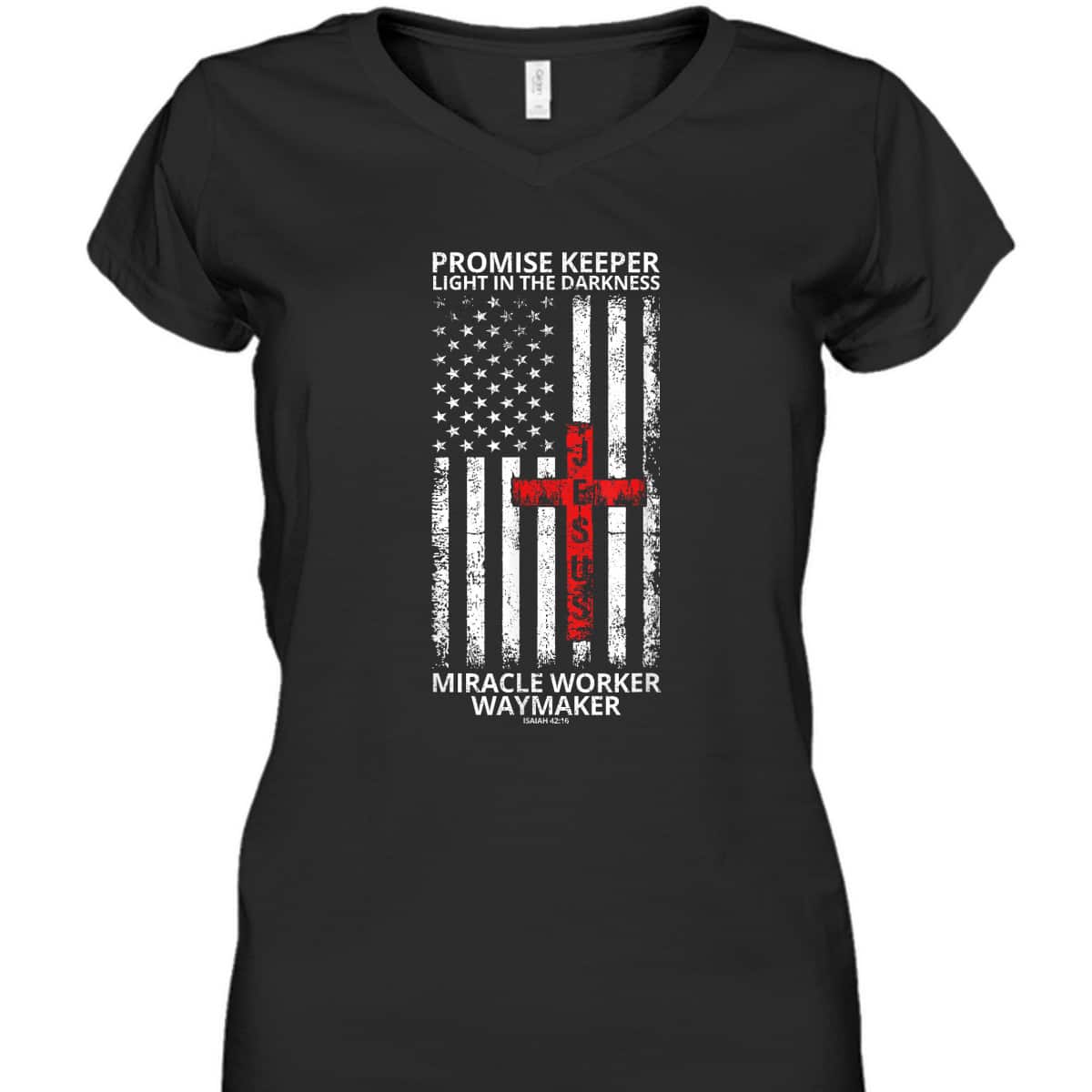 Christian Waymaker T-Shirt Promise Keeper Miracle Worker American Flag Faith In Our Lord Jesus Christian Waymaker T-Shirt Promise Keeper Miracle Worker American Flag Faith In Our Lord Jesus