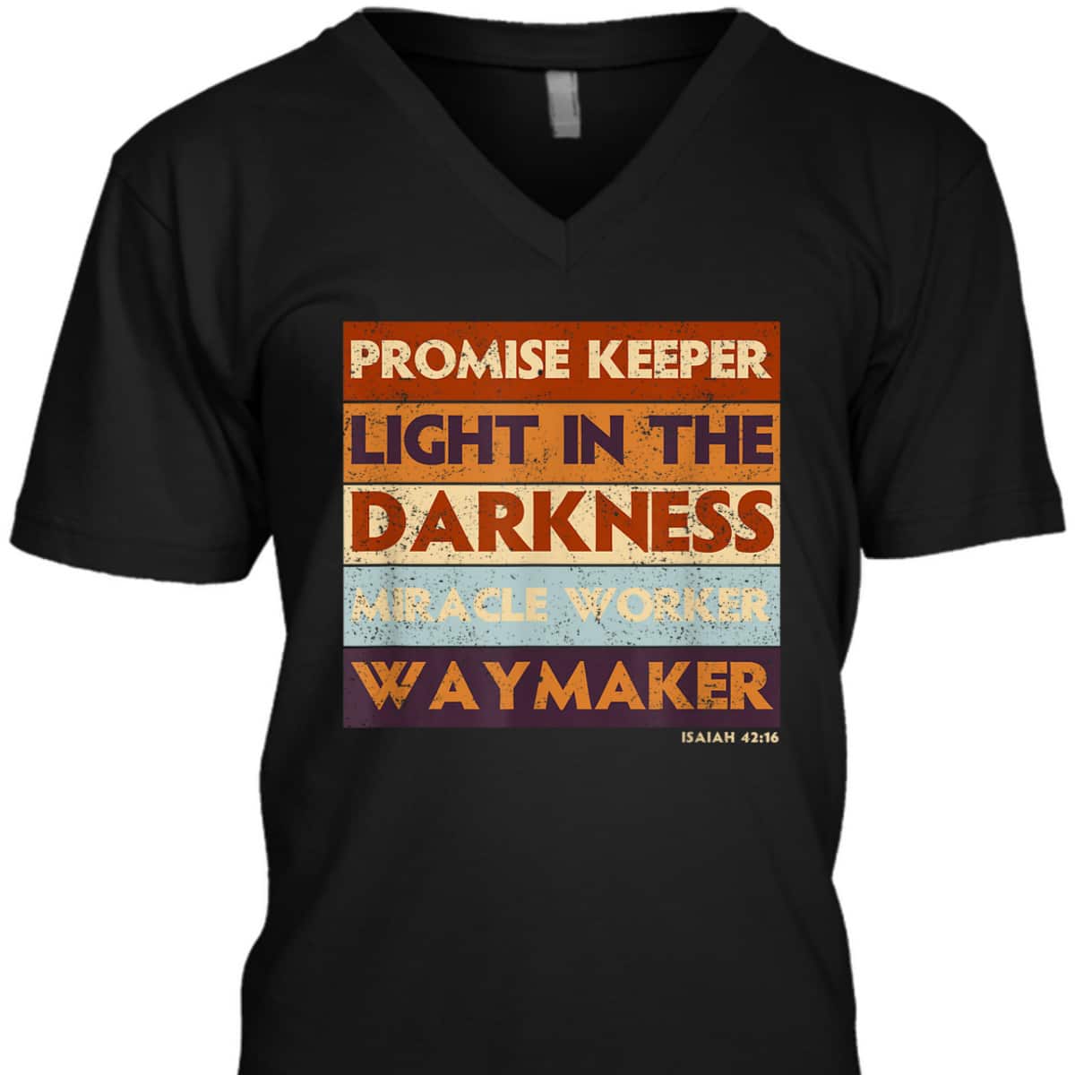 Waymaker Promise Keeper Miracle Worker Christian Faith Retro T-Shirt Waymaker Promise Keeper Miracle Worker Christian Faith Retro T-Shirt