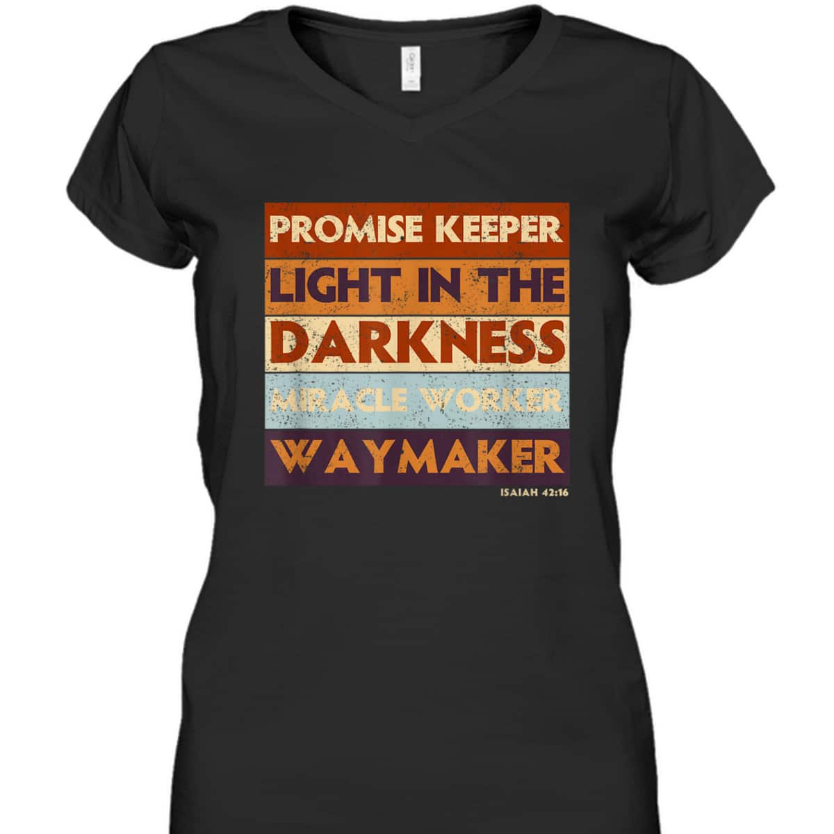 Waymaker Promise Keeper Miracle Worker Christian Faith Retro T-Shirt Waymaker Promise Keeper Miracle Worker Christian Faith Retro T-Shirt