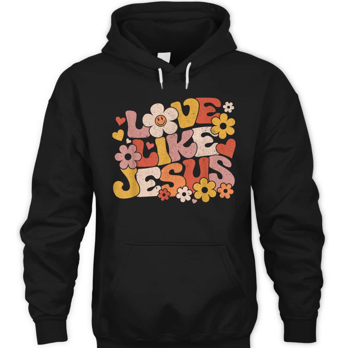 Love Like Jesus Christian Bible Verse Trendy Floral T-Shirt Love Like Jesus Christian Bible Verse Trendy Floral T-Shirt