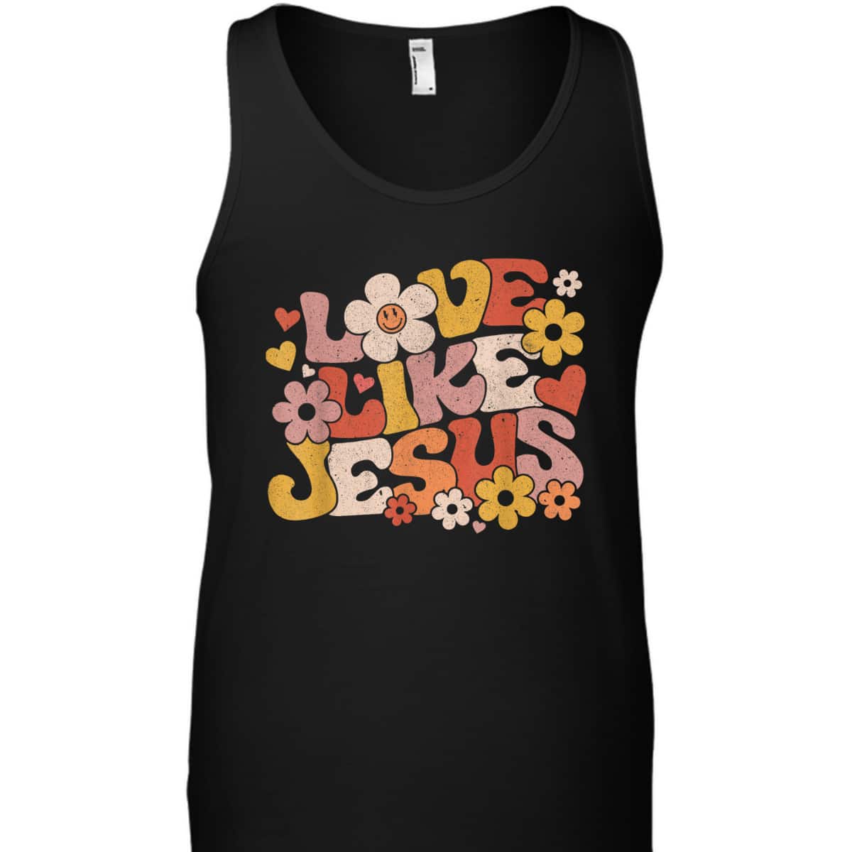 Love Like Jesus Christian Bible Verse Trendy Floral T-Shirt Love Like Jesus Christian Bible Verse Trendy Floral T-Shirt