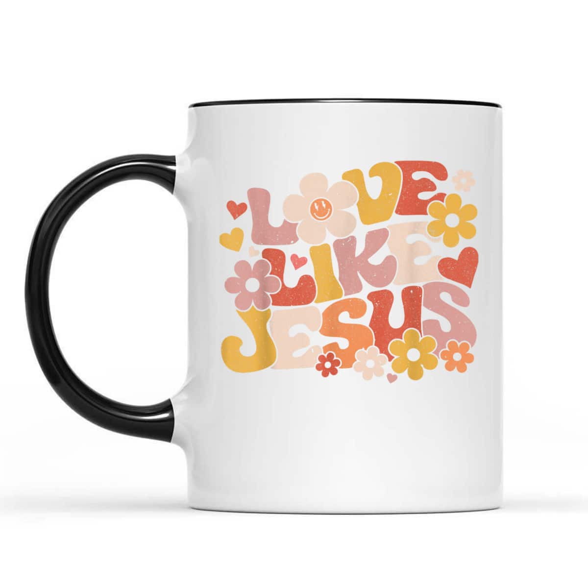 Love Like Jesus Christian Bible Verse Trendy Floral T-Shirt Love Like Jesus Christian Bible Verse Trendy Floral T-Shirt