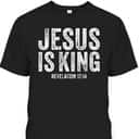Jesus Is King Revelation 17:14 Bible Scripture Christian Vintage T-Shirt