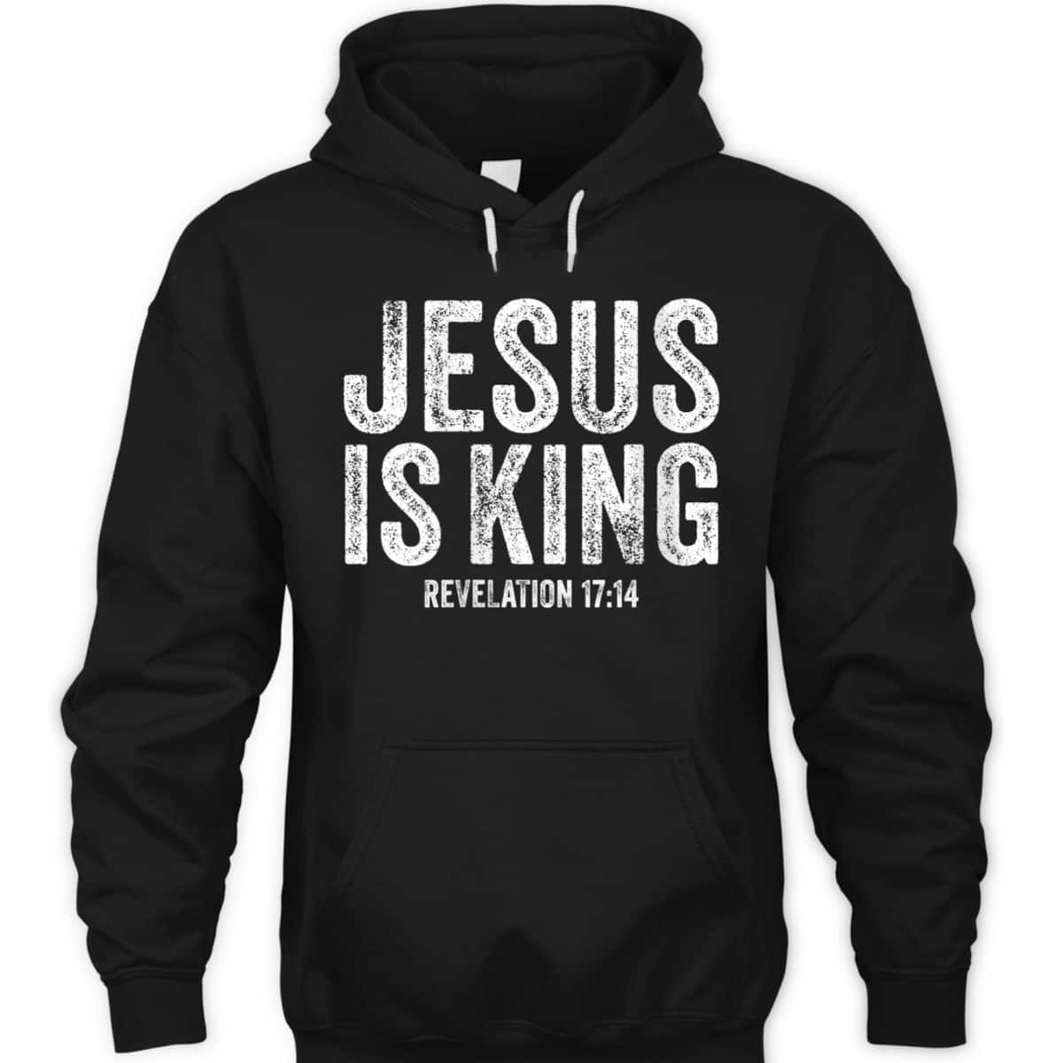 Jesus Is King Revelation 17:14 Bible Scripture Christian Vintage T-Shirt Jesus Is King Revelation 17:14 Bible Scripture Christian Vintage T-Shirt