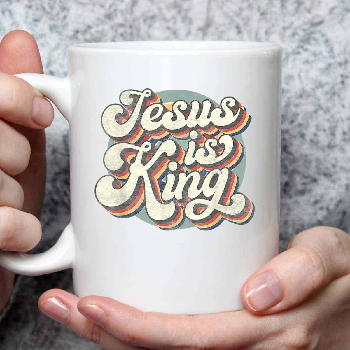Retro Groovy Jesus Is King T-Shirt Christian Faith Bible Religious Retro Groovy Jesus Is King T-Shirt Christian Faith Bible Religious