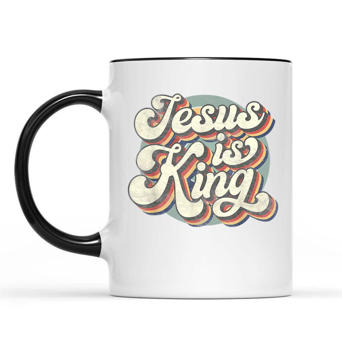 Retro Groovy Jesus Is King T-Shirt Christian Faith Bible Religious Retro Groovy Jesus Is King T-Shirt Christian Faith Bible Religious