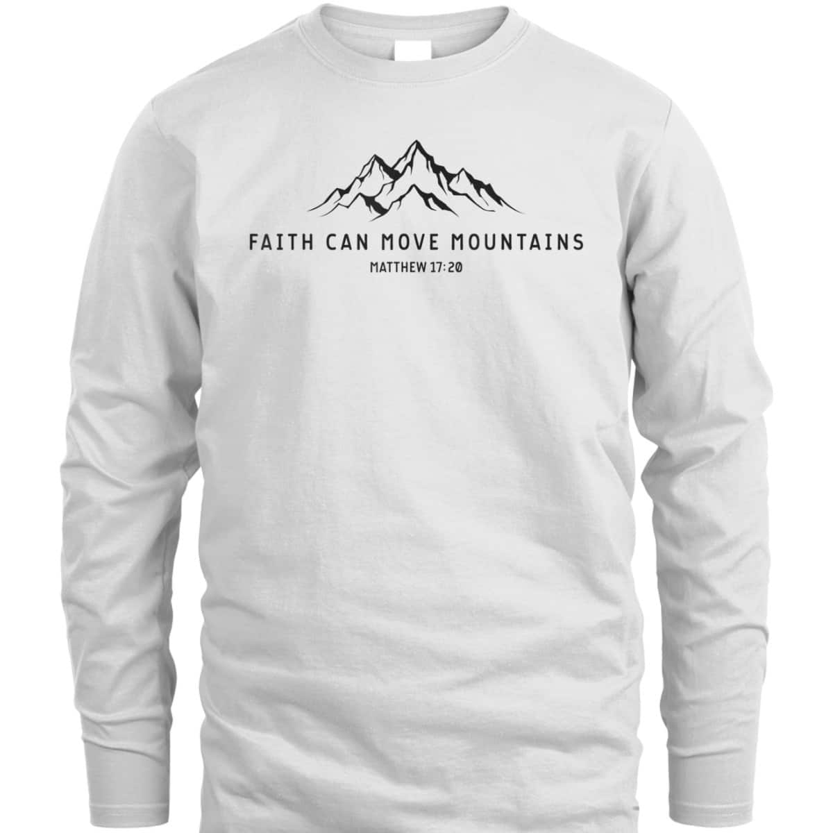Vintage Faith Can Move Mountains Christian Religious T-Shirt Vintage Faith Can Move Mountains Christian Religious T-Shirt