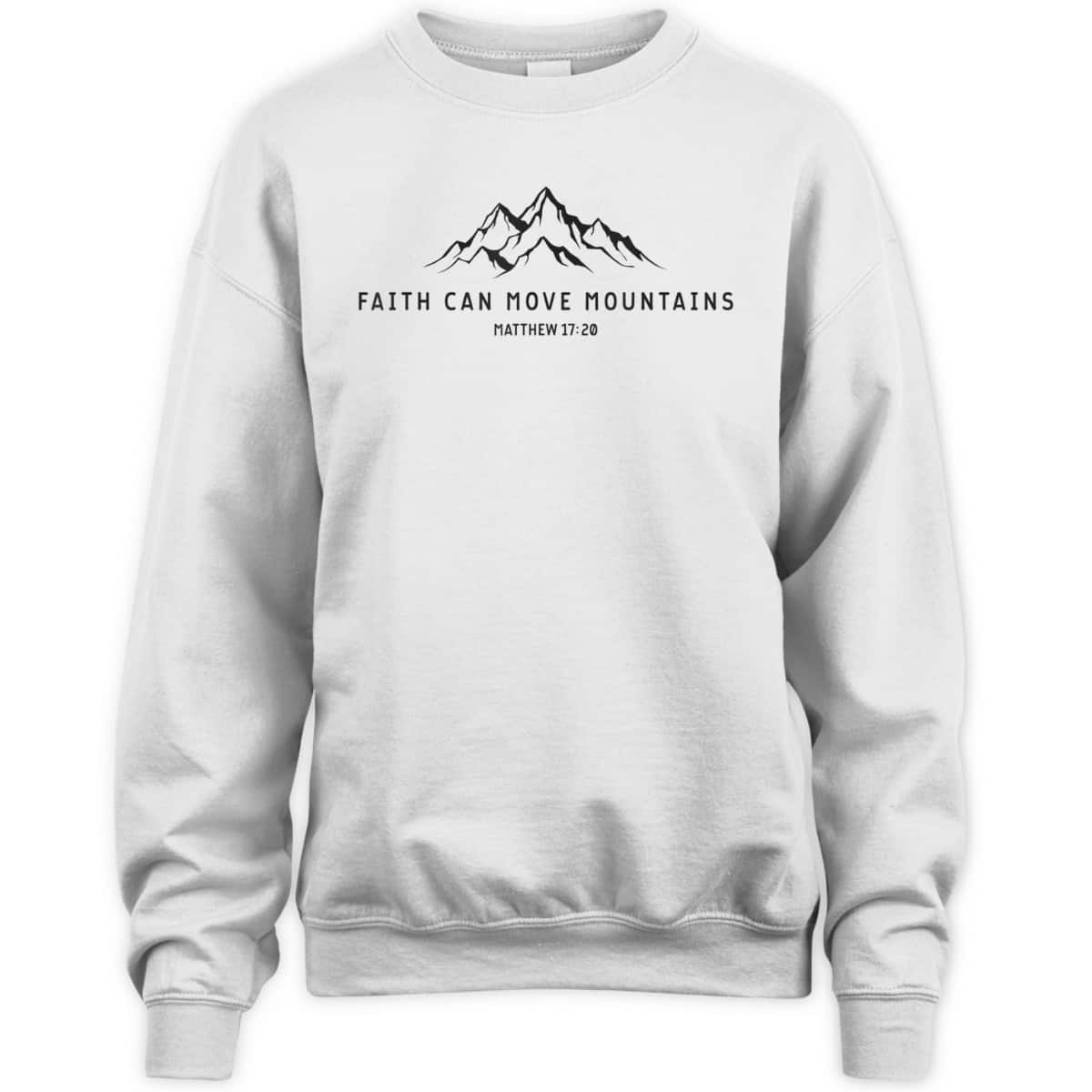 Vintage Faith Can Move Mountains Christian Religious T-Shirt Vintage Faith Can Move Mountains Christian Religious T-Shirt