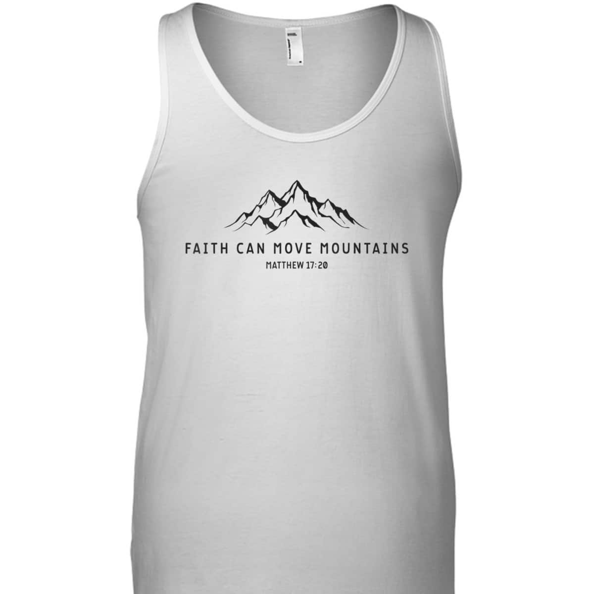 Vintage Faith Can Move Mountains Christian Religious T-Shirt Vintage Faith Can Move Mountains Christian Religious T-Shirt