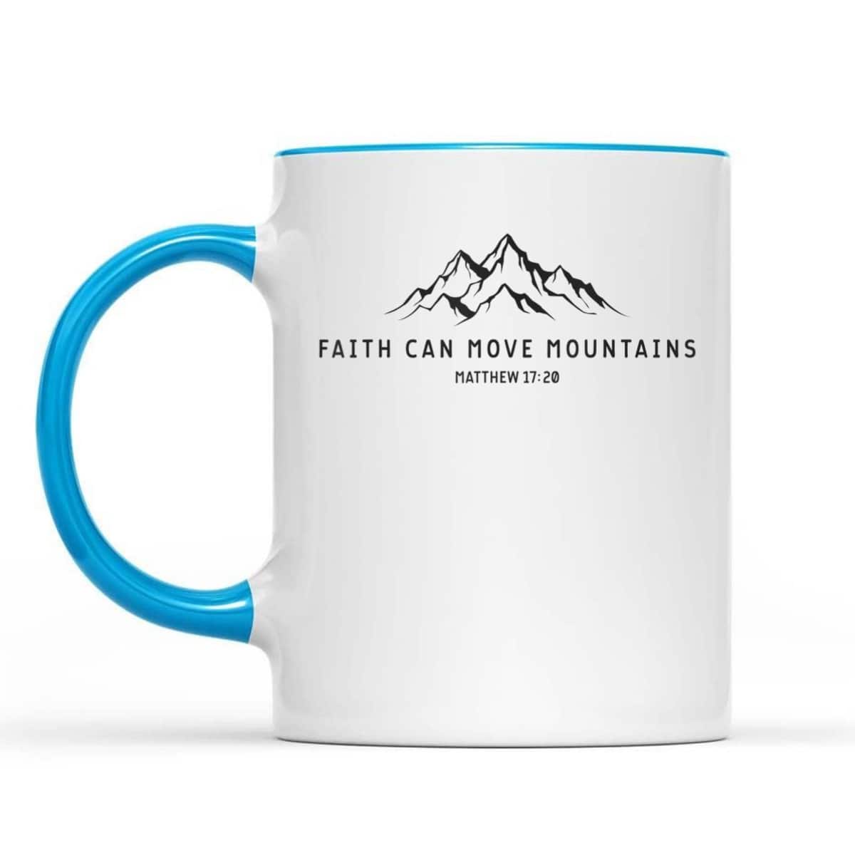 Vintage Faith Can Move Mountains Christian Religious T-Shirt Vintage Faith Can Move Mountains Christian Religious T-Shirt