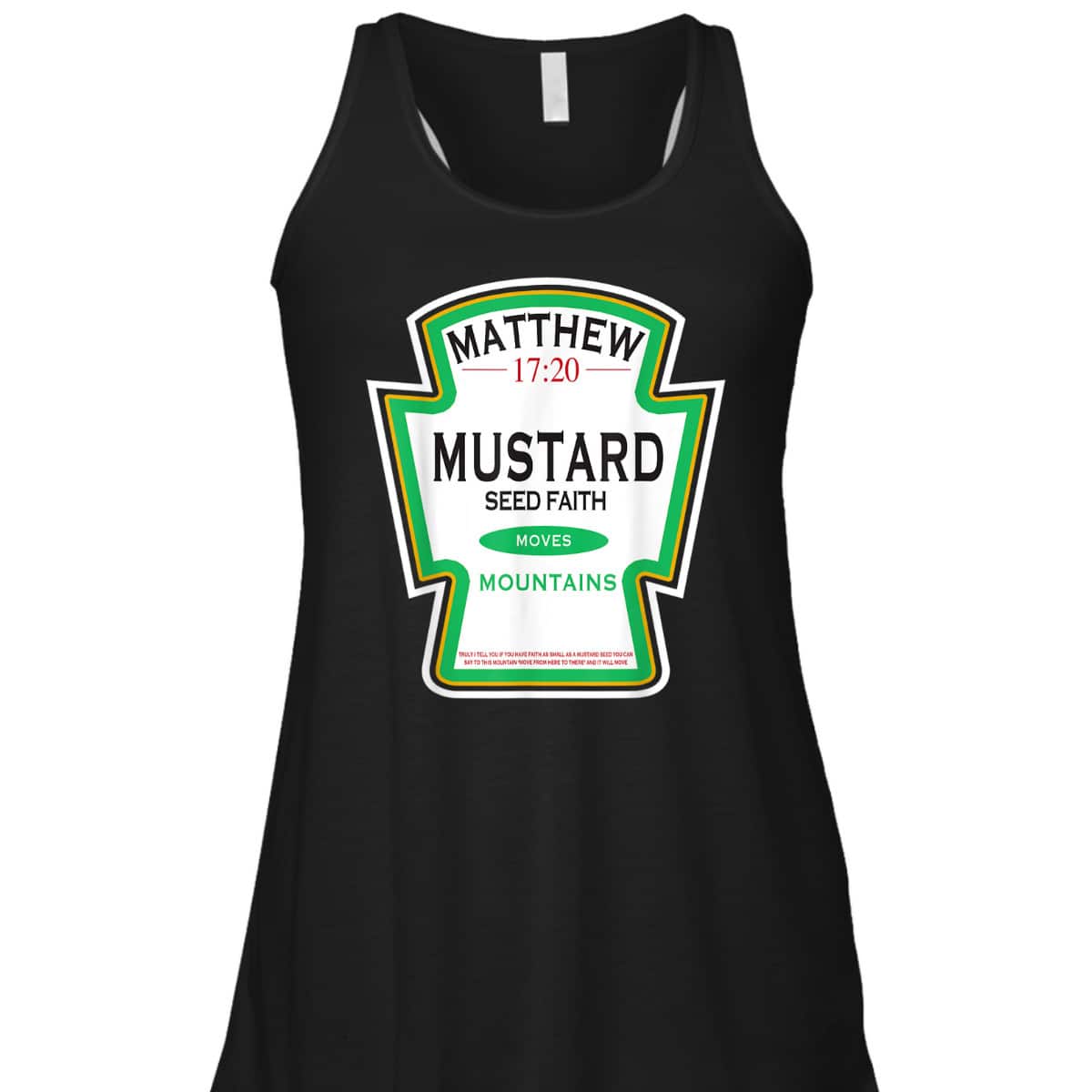 Faith As A Grain Of A Mustard Seed Funny Christian T-Shirt Matthew 17:20 Faith As A Grain Of A Mustard Seed Funny Christian T-Shirt Matthew 17:20