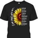 God Says You Are T-Shirt Sunflower Christian Bible Verses Sayings God Says You Are T-Shirt Sunflower Christian Bible Verses Sayings
