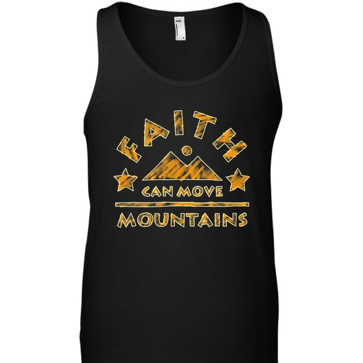 Religious Faith Can Move Mountains Christian Bible Verse T-Shirt Religious Faith Can Move Mountains Christian Bible Verse T-Shirt