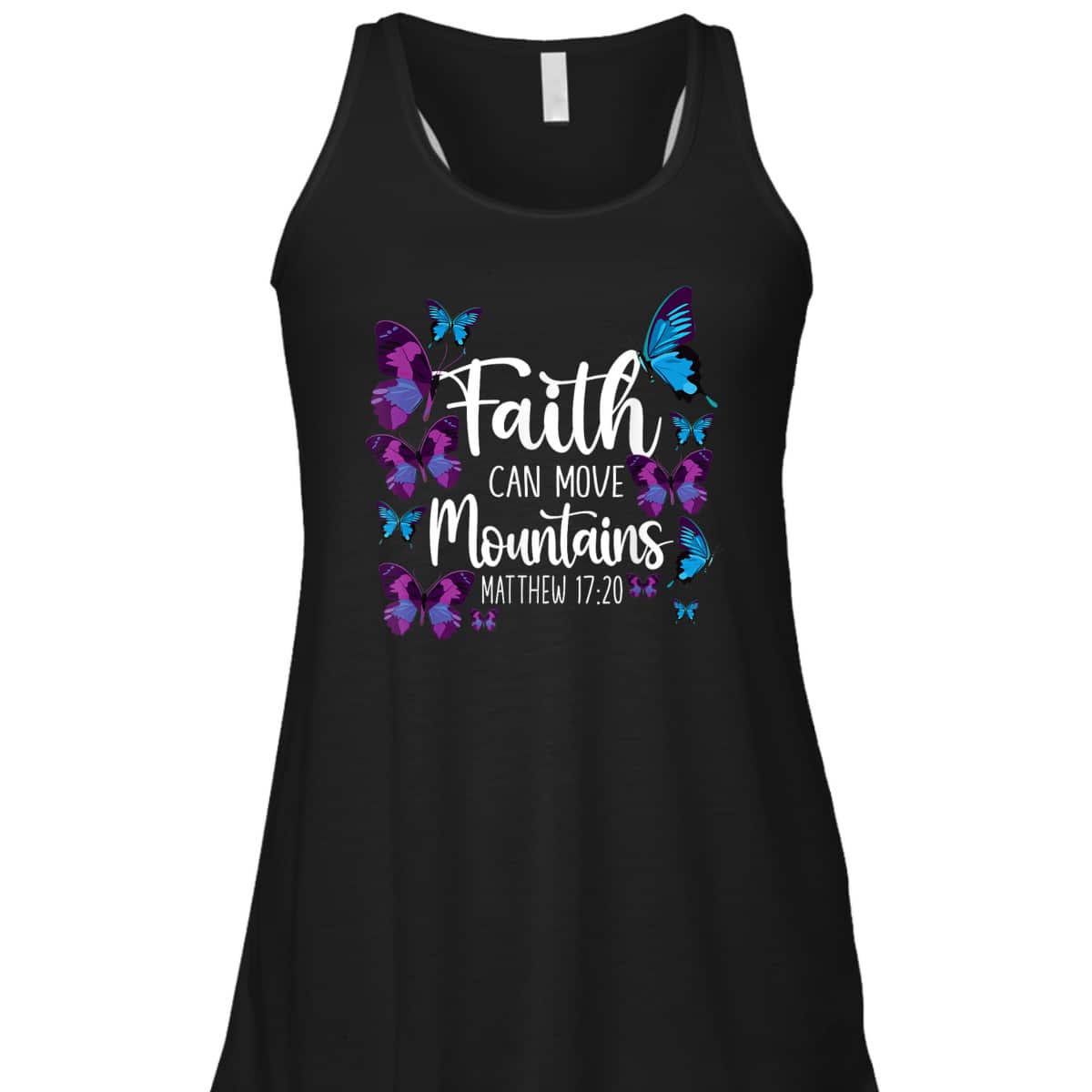 Christian Bible Verse Quote Butterfly Matthew 1720 T-Shirt Christian Bible Verse Quote Butterfly Matthew 1720 T-Shirt