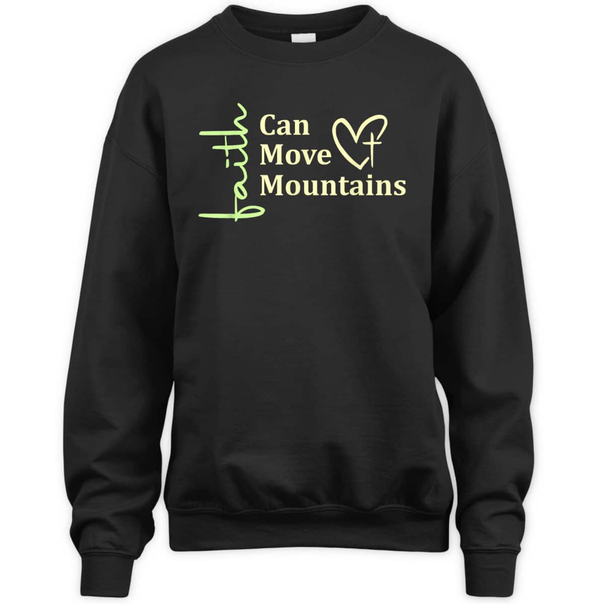 Faith Can Move Mountains T-Shirt Christian Bible Verse Gift Faith Can Move Mountains T-Shirt Christian Bible Verse Gift