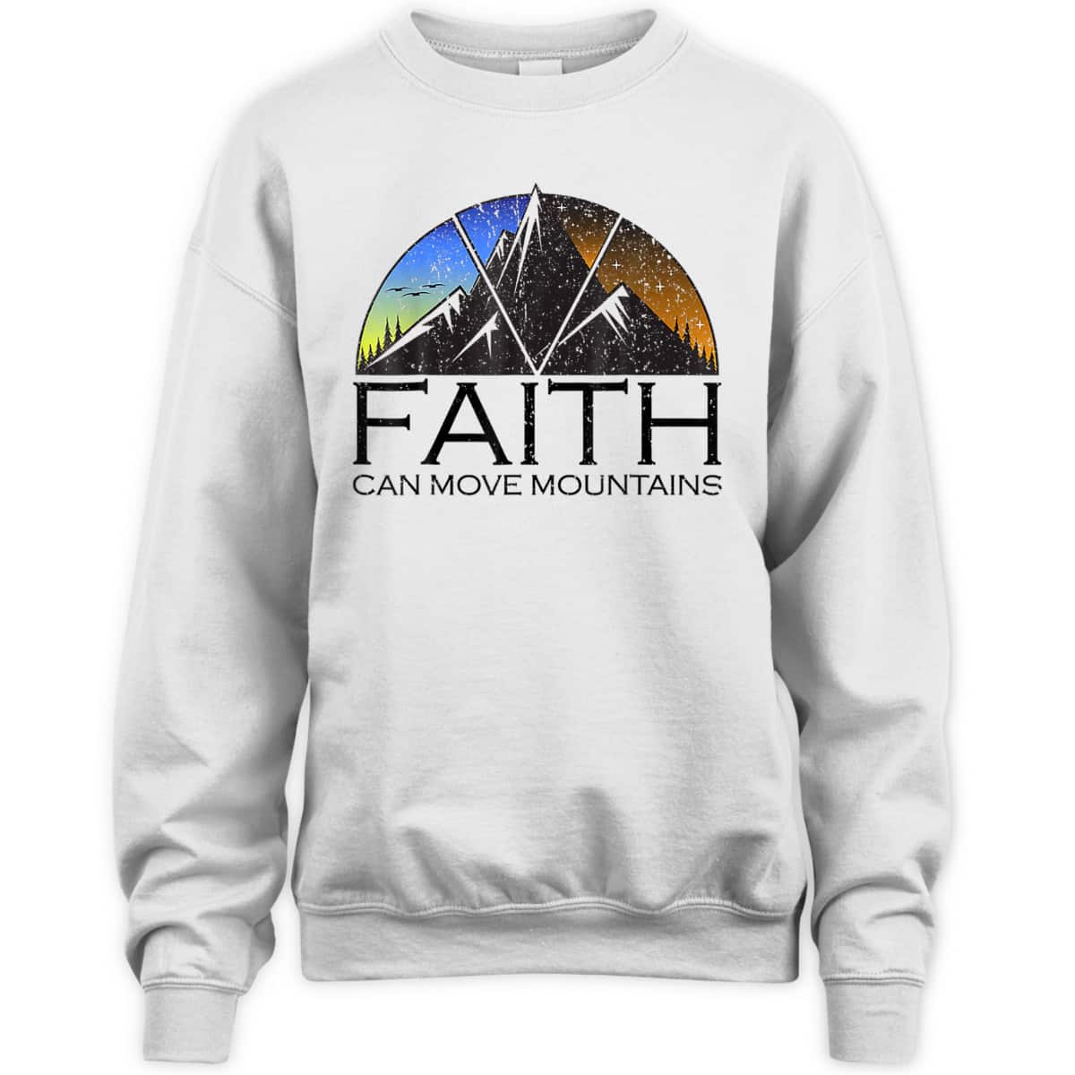 Faith Can Move Mountains T-Shirt Bible Verse Religious Christian Gift Faith Can Move Mountains T-Shirt Bible Verse Religious Christian Gift